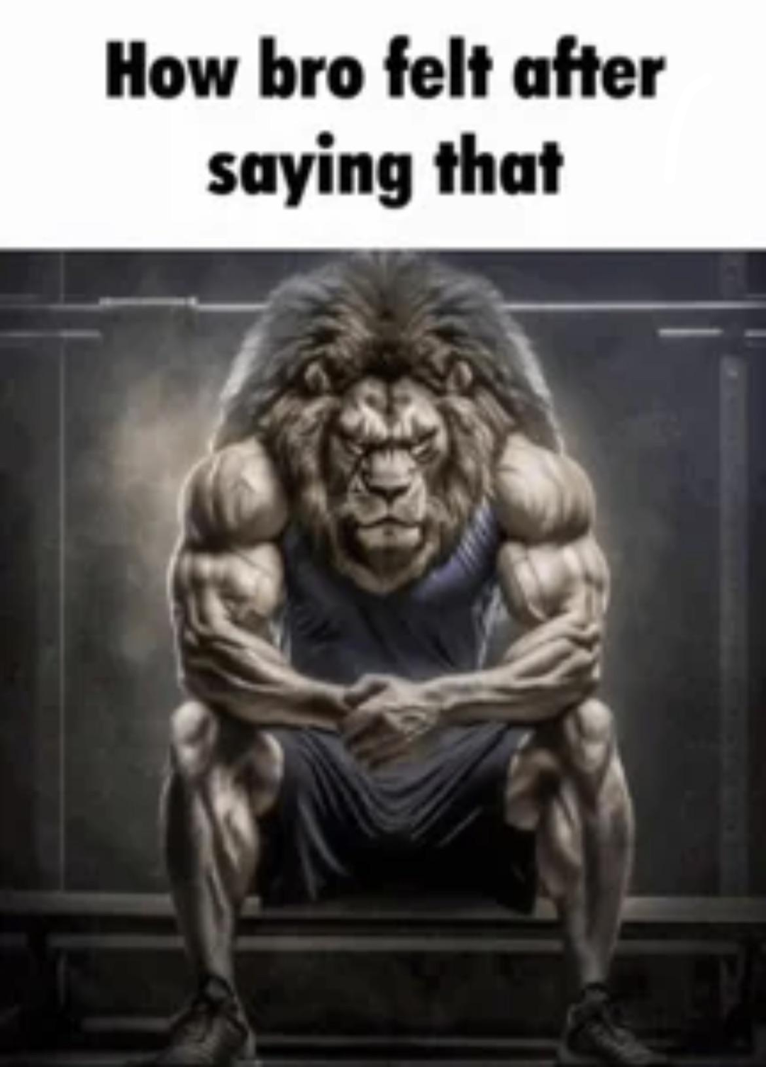 Template meme how bro felt after saying that