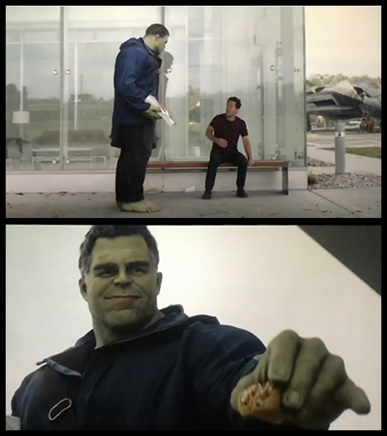 Plantilla de meme Hulk giving Taco