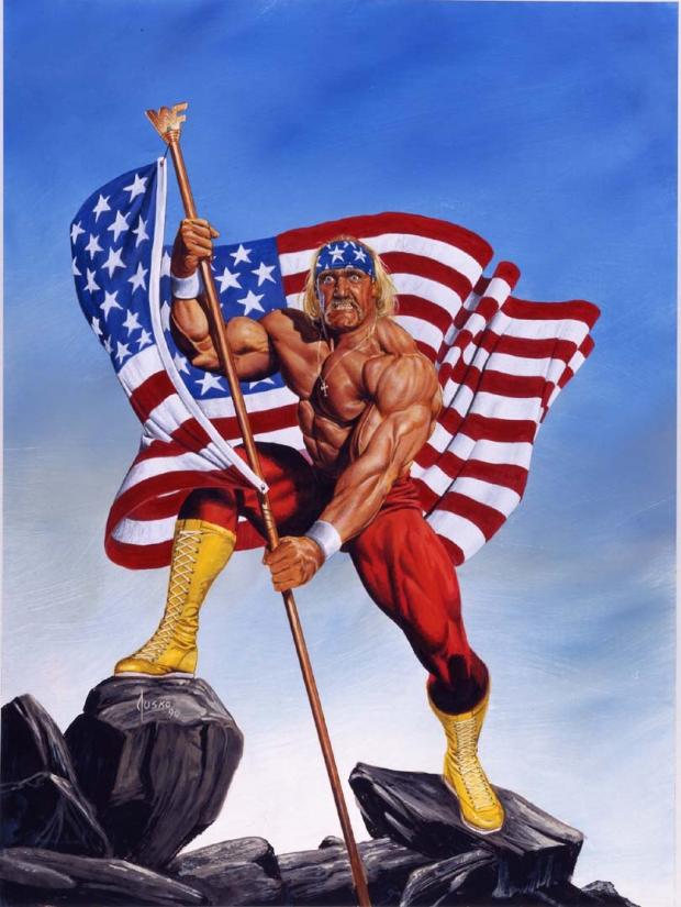 Plantilla de meme Hulk hogan merica 