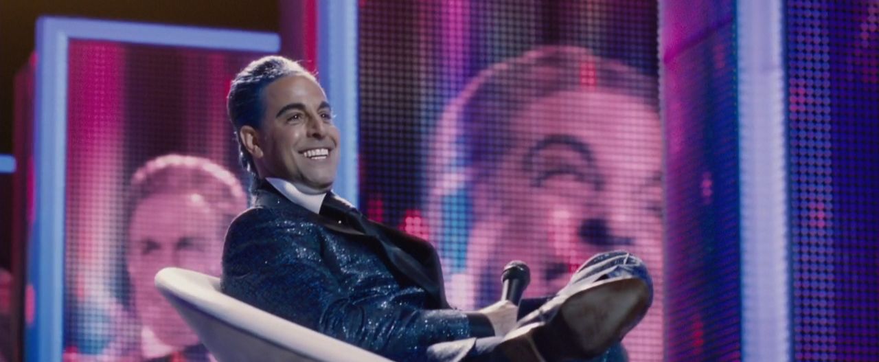 Template meme Hunger Games - Caesar Flickerman (Stanley Tucci)