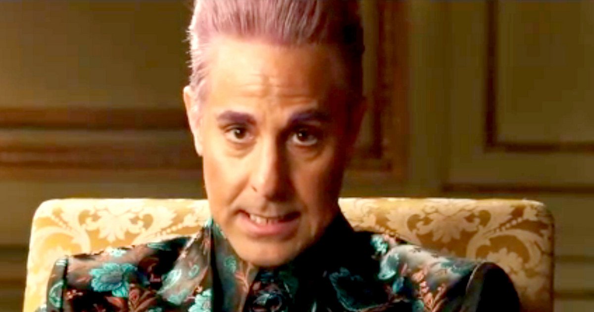 Template meme Hunger Games - Caesar Flickerman/Stanley Tucci "The fact is"
