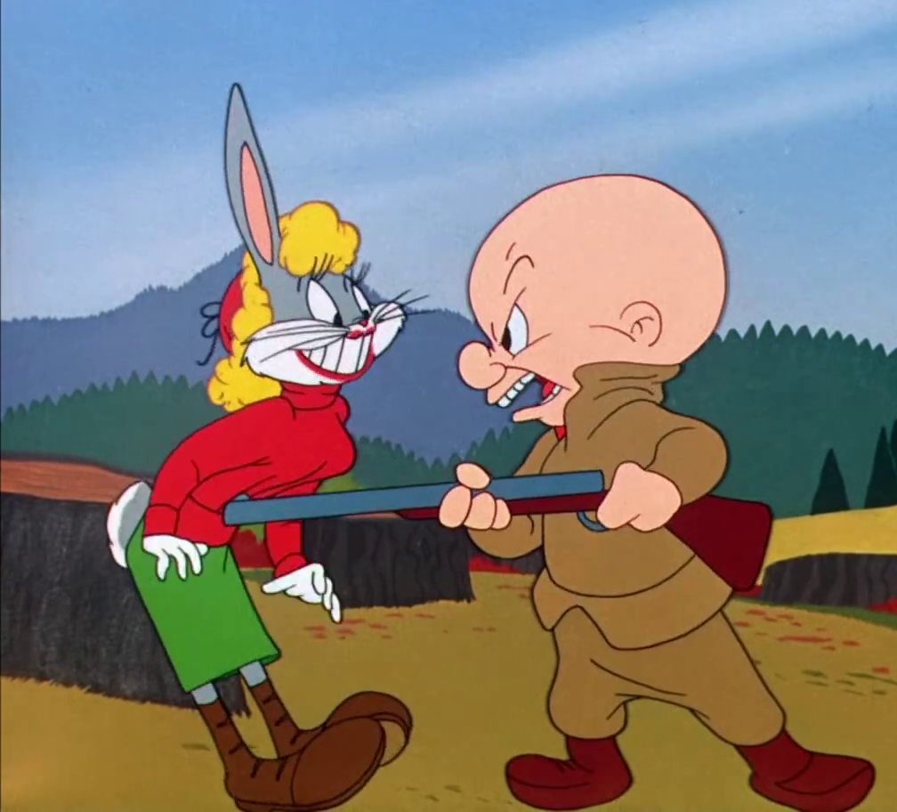 Plantilla de meme Hunting Bugs Bunny