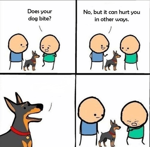 Plantilla de meme Hurting dog meme