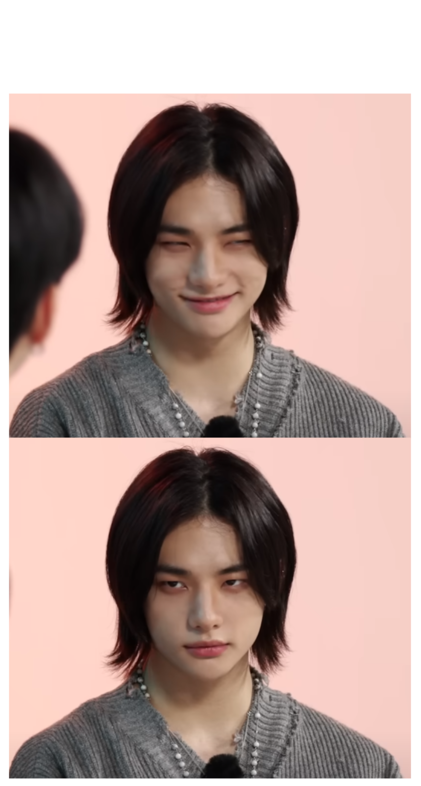 Plantilla de meme Hyunjin Death Stare