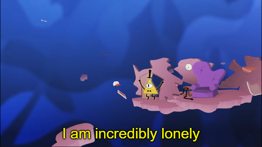 Plantilla de meme I am incredibly lonely