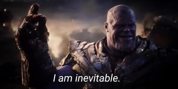 Plantilla de meme I am inevitable