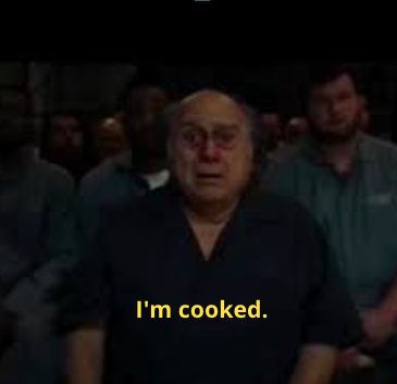 Plantilla de meme I'm cooked meme