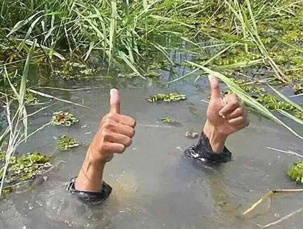 Plantilla de meme I'm fine
