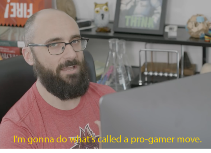 Plantilla de meme I'm gonna do what's called a pro-gamer move