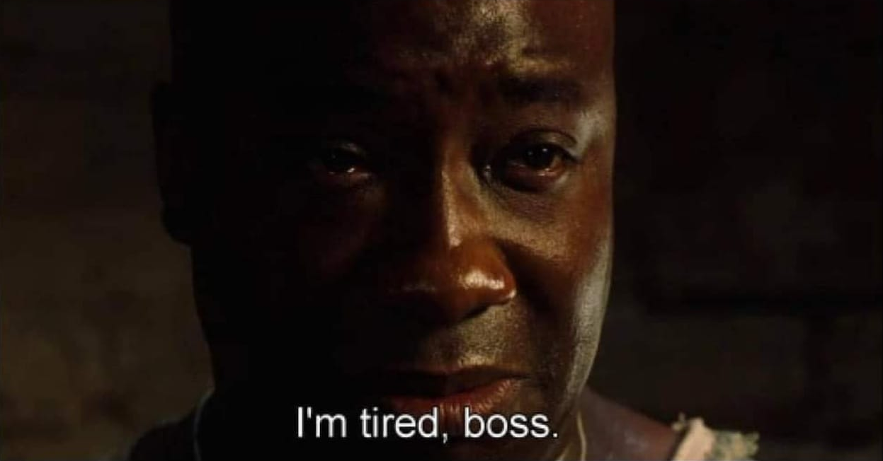Plantilla de meme I'm tired boss