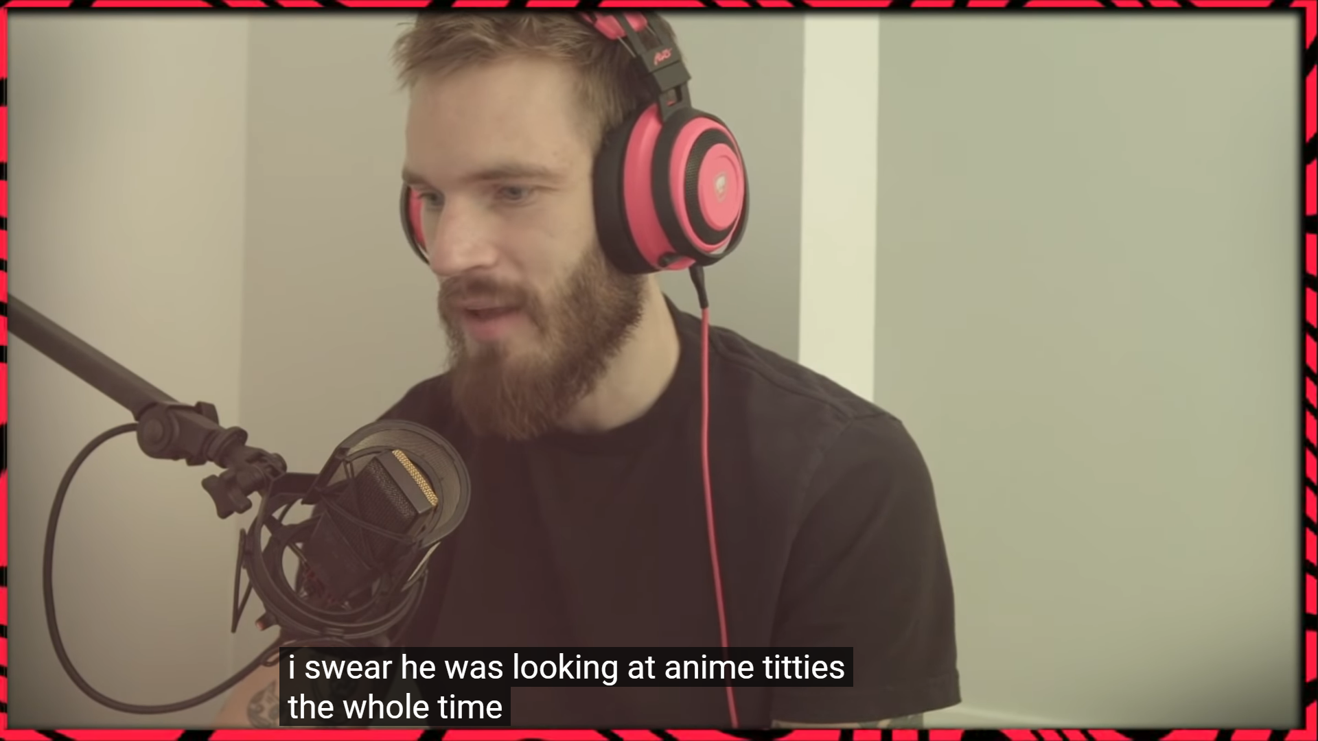 Template meme I swear he was looking at anime titties the whole time