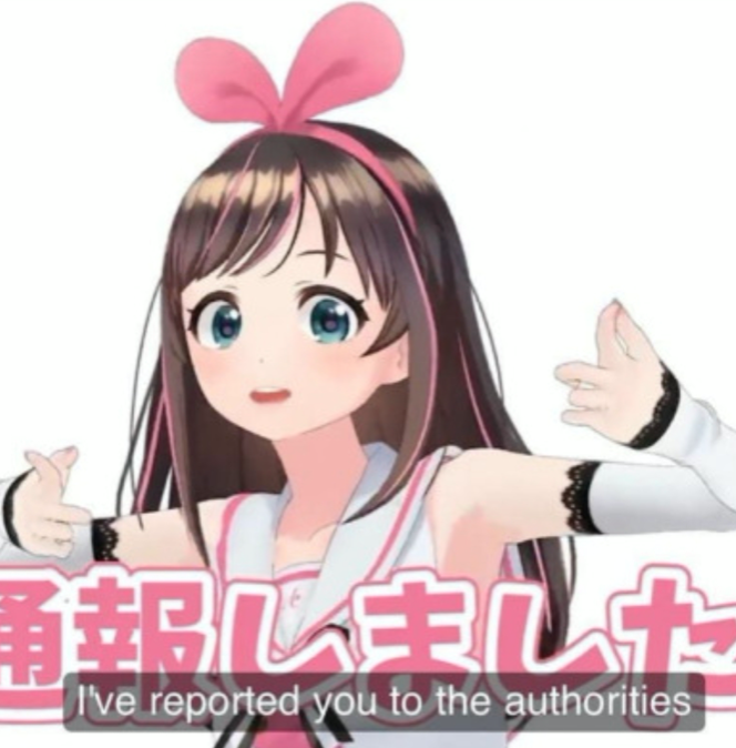 Template meme I've reported you to the authorities