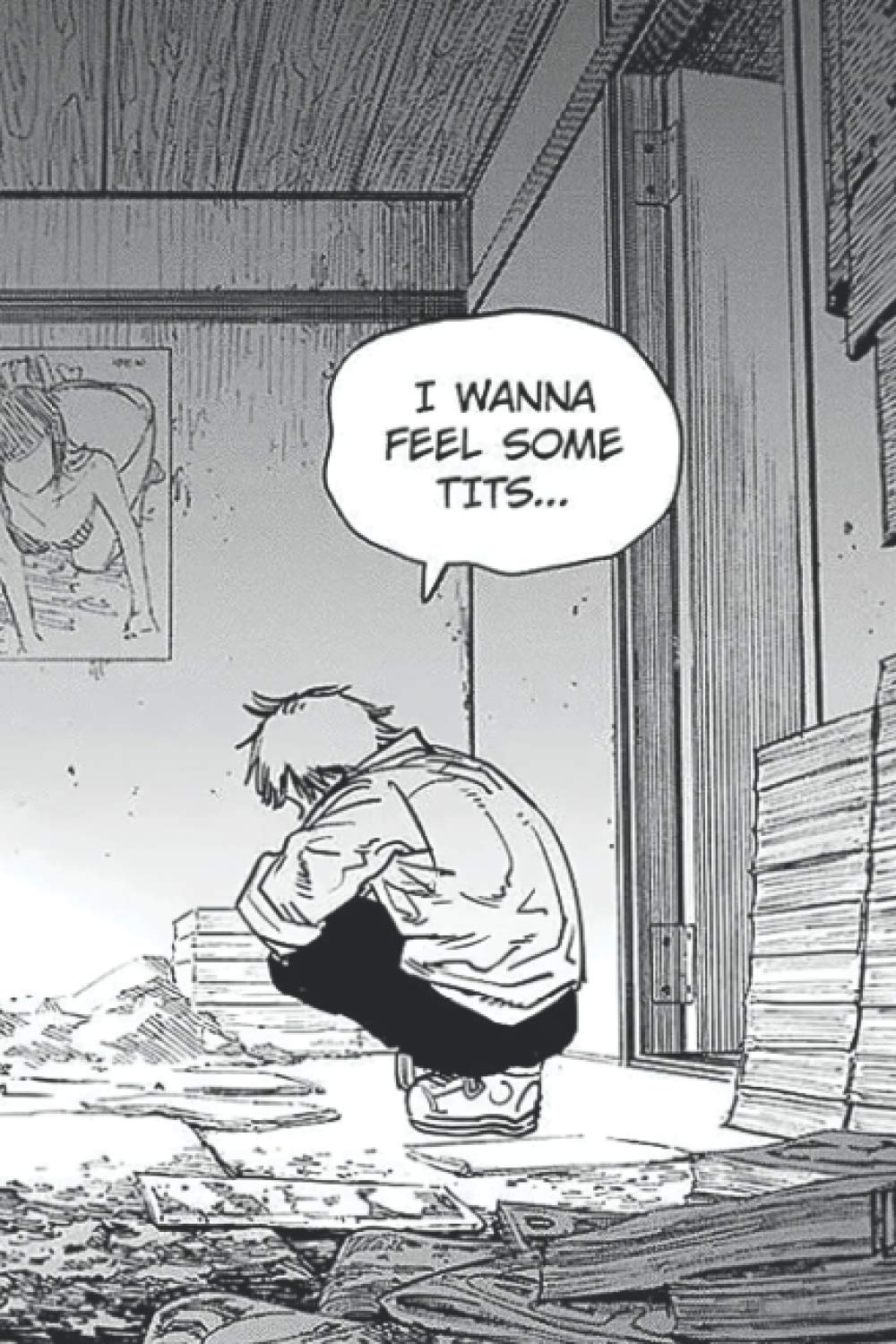 Template meme I wanna feel some tits