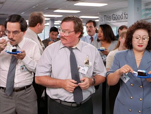 Plantilla de meme I was told there would be cake office space