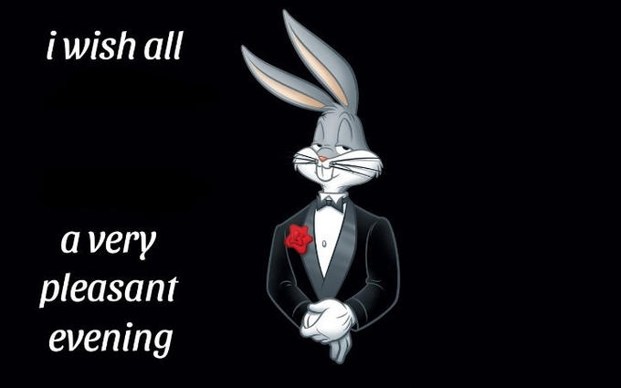 Template meme I wish all the X a very pleasant evening