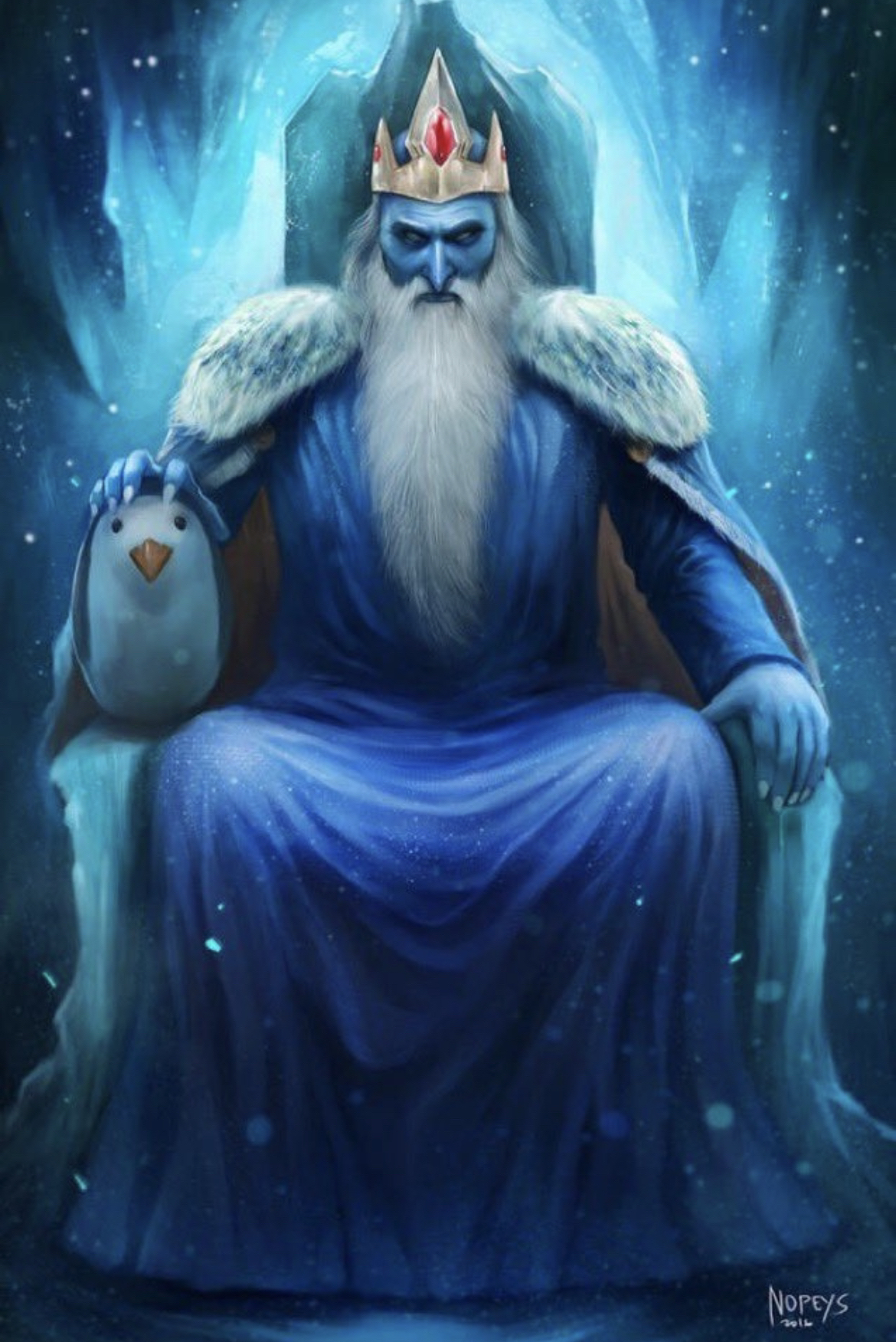 Plantilla de meme Ice King Fanart