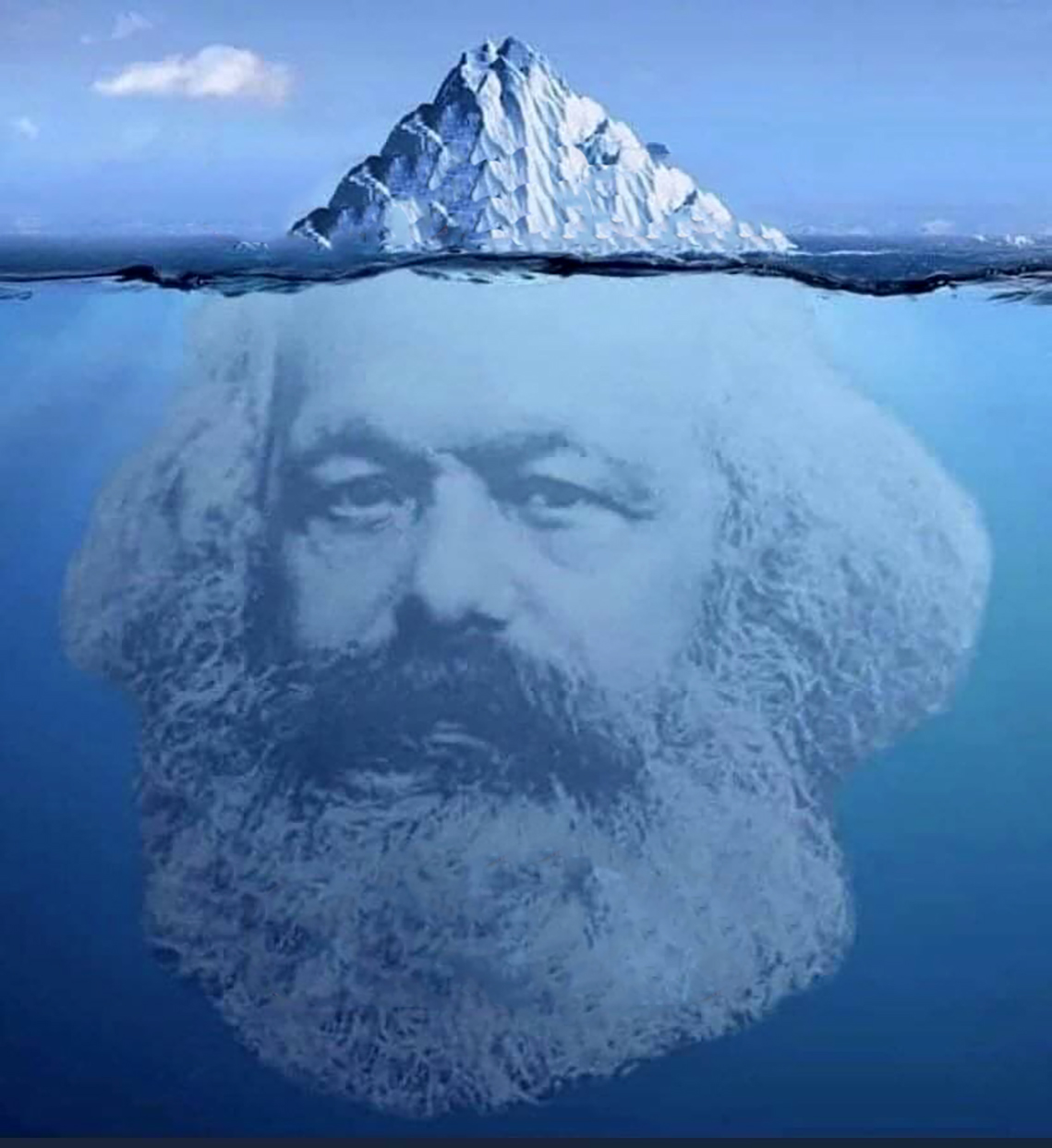 Plantilla de meme Iceberg Marx