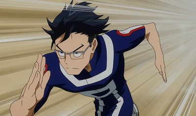 Iida running bnha meme template