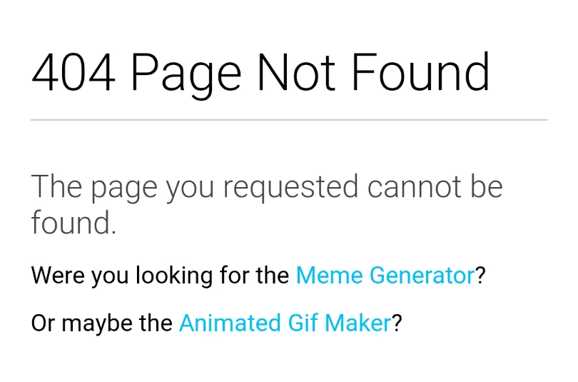 Template meme Imgflip 404 page not found