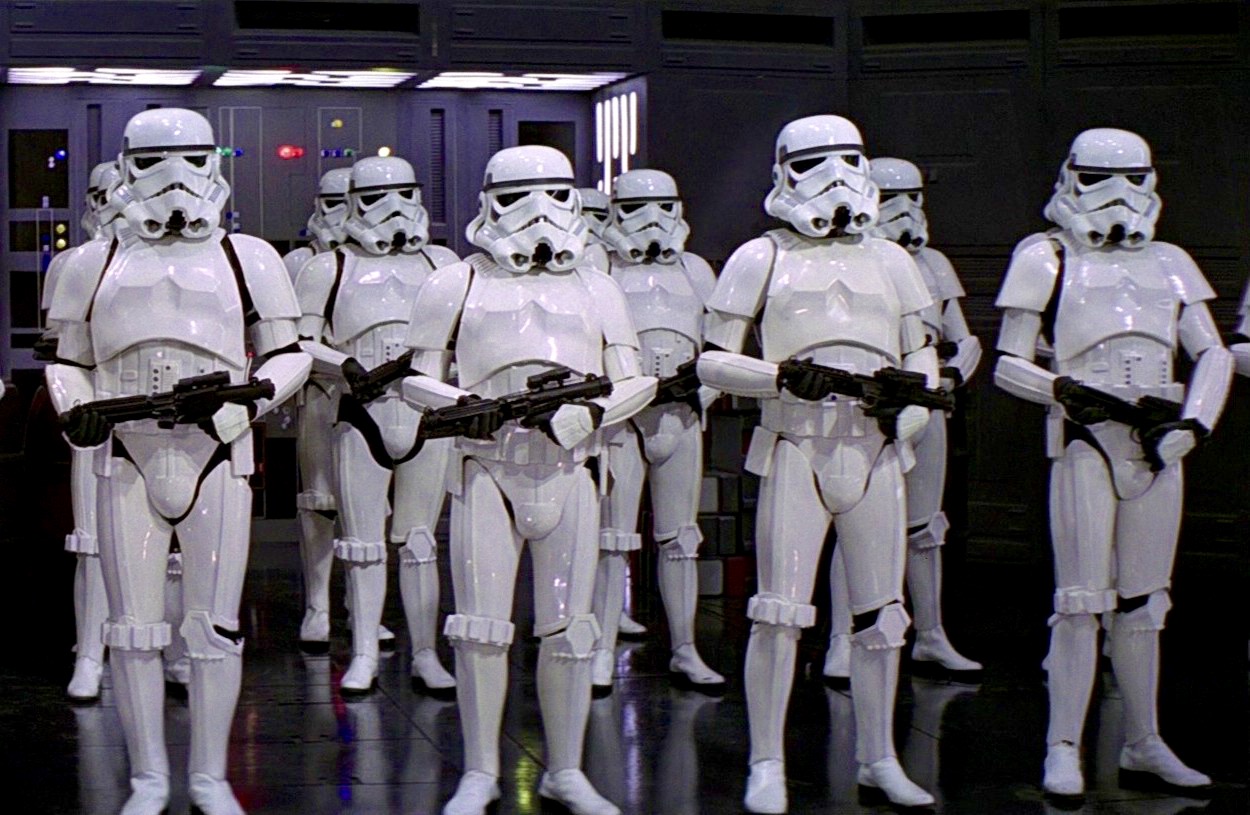 Plantilla de meme Imperial Stormtroopers