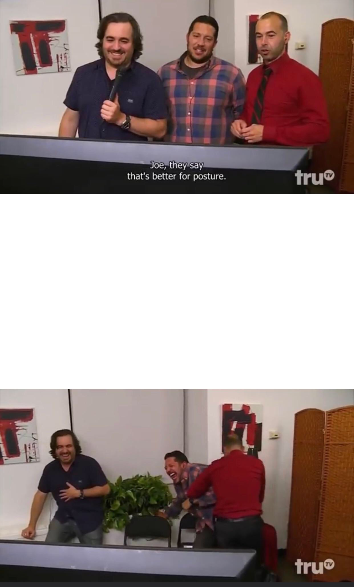 Plantilla de meme Impractical Jokers