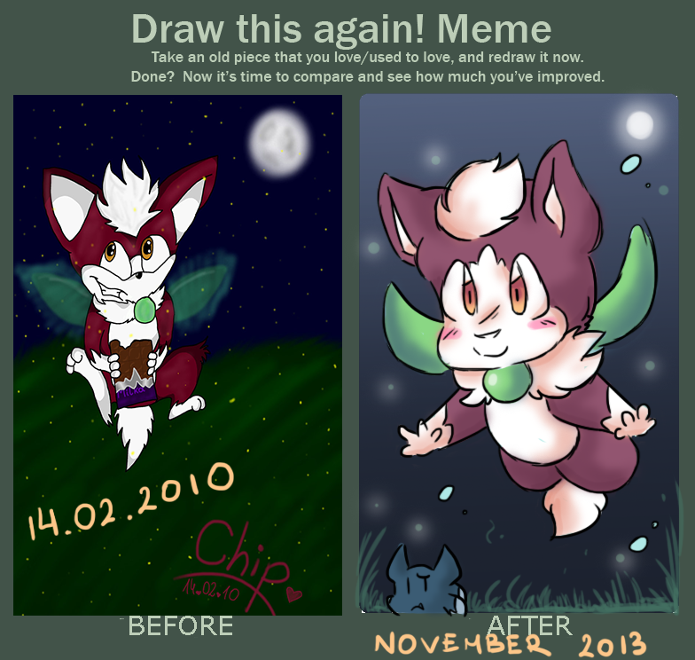 Plantilla de meme Improvement meme: Chip