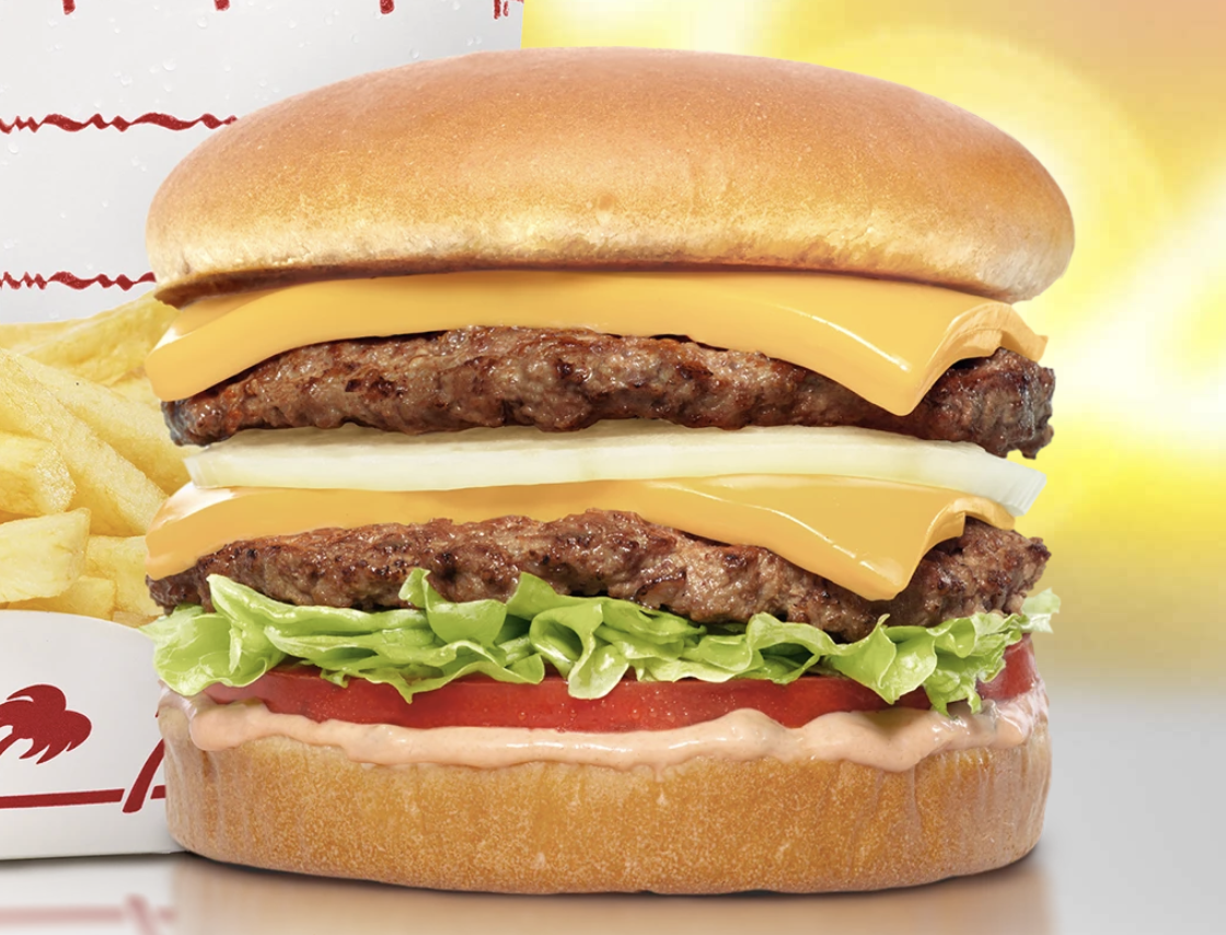 Plantilla de meme In N Out Double Double
