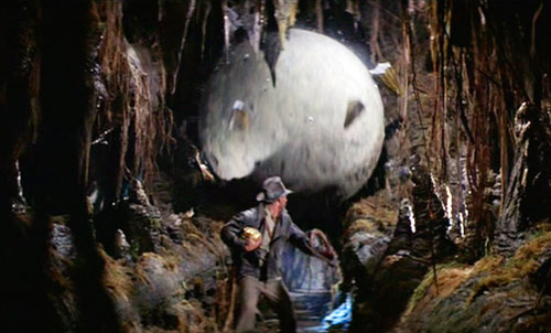Template meme Indiana Jones Boulder