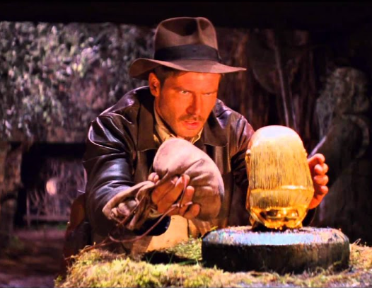 Template meme Indiana Jones Switcheroo