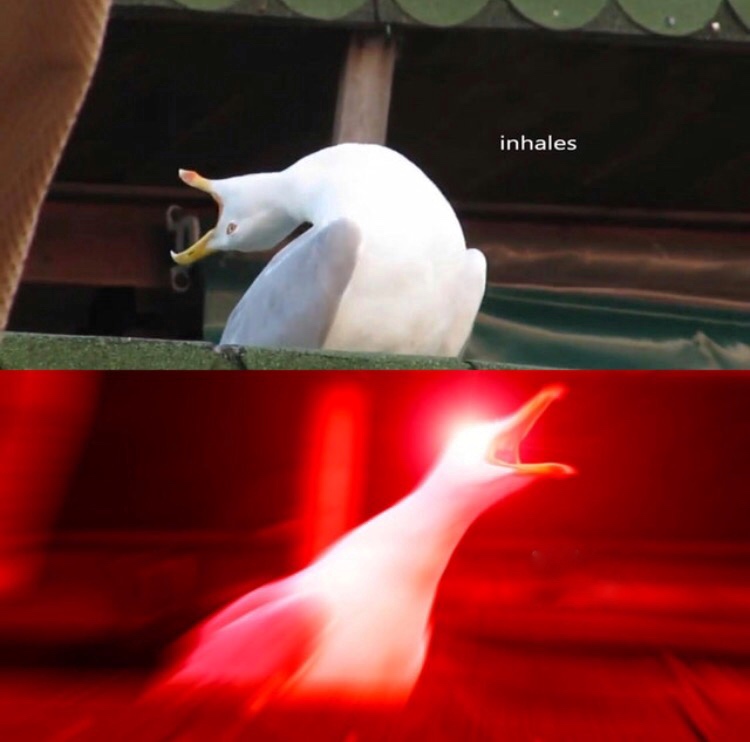 Plantilla de meme Inhales