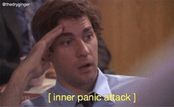Plantilla de meme Inner panic attack