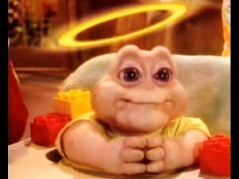 Template meme innocent baby dinosaur
