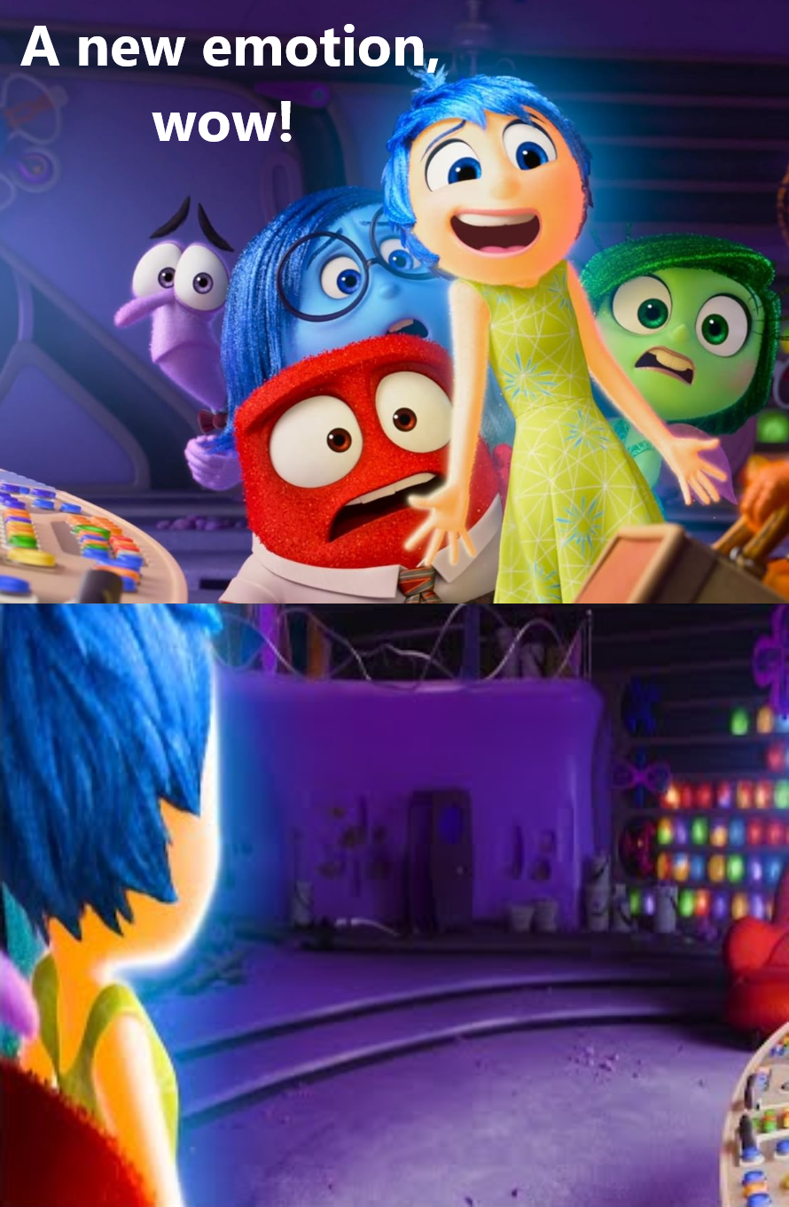 Plantilla de meme Inside Out New Emotion