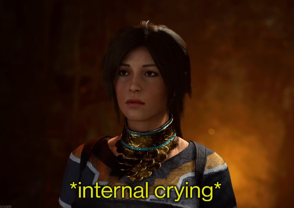 Plantilla de meme Internal Crying