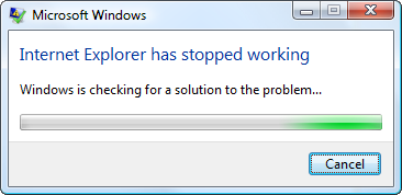 Plantilla de meme Internet Explorer has stopped working template