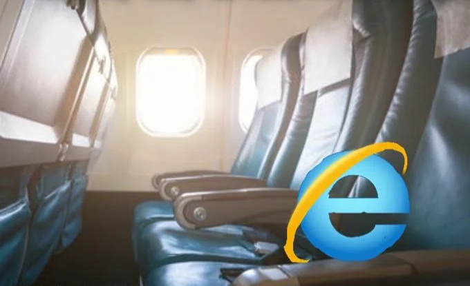 Plantilla de meme Internet explorer on plane