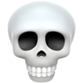 Plantilla de meme Iphone skull emoji