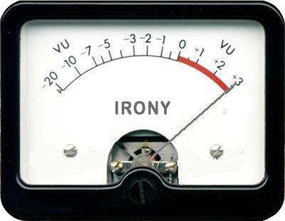 Irony Meter meme template