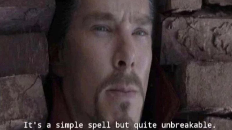 Plantilla de meme It's a simple spell