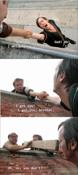 Template meme It's Always Sunny In Philadelphia Roof Meme