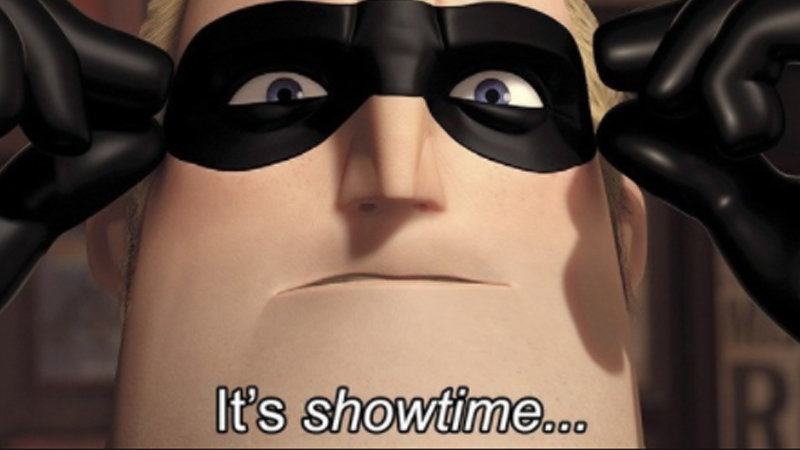 Plantilla de meme It's showtime