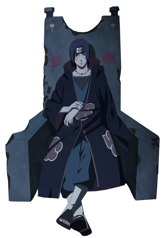 Plantilla de meme Itachi Throne Transparent