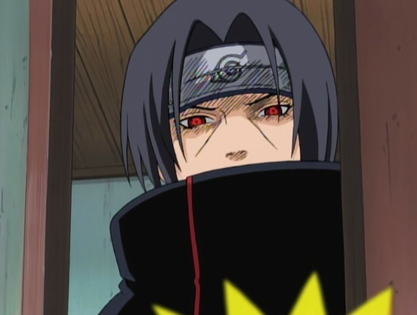 Plantilla de meme Itachi Uchiha Door Meme