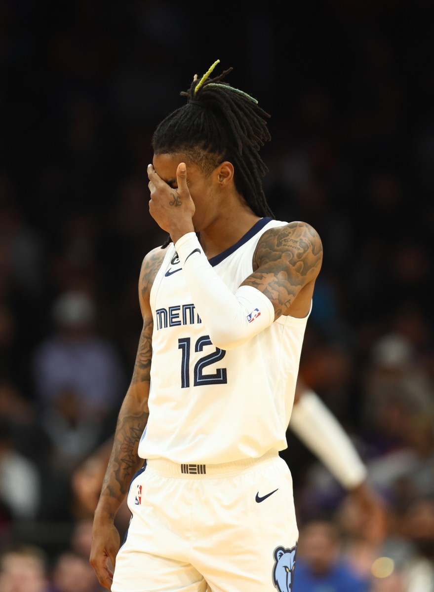 Plantilla de meme ja Morant sad