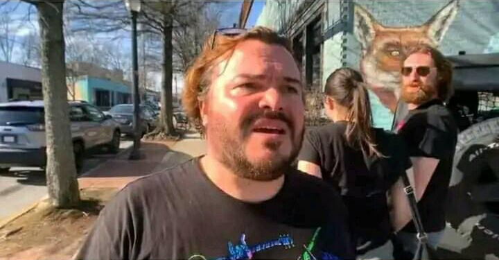 Template meme Jack Black distracted boyfriend meme template