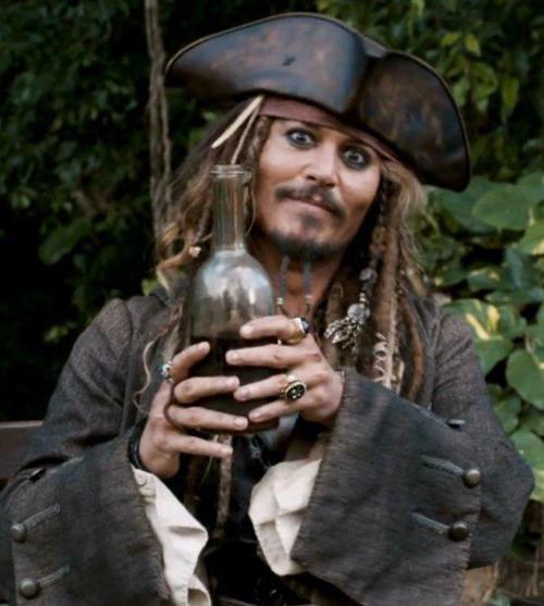 Jack Sparrow With Rum meme template