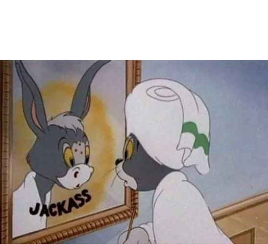Plantilla de meme Jackass