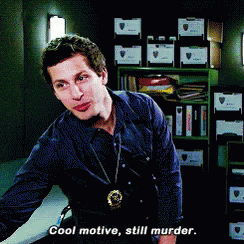 Plantilla de meme Jake Peralta cool motive still murder
