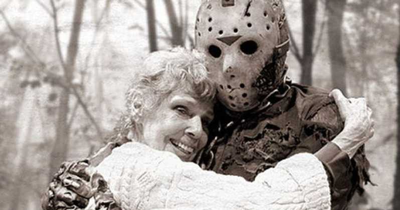 Template meme Jason Voorhees and Mom