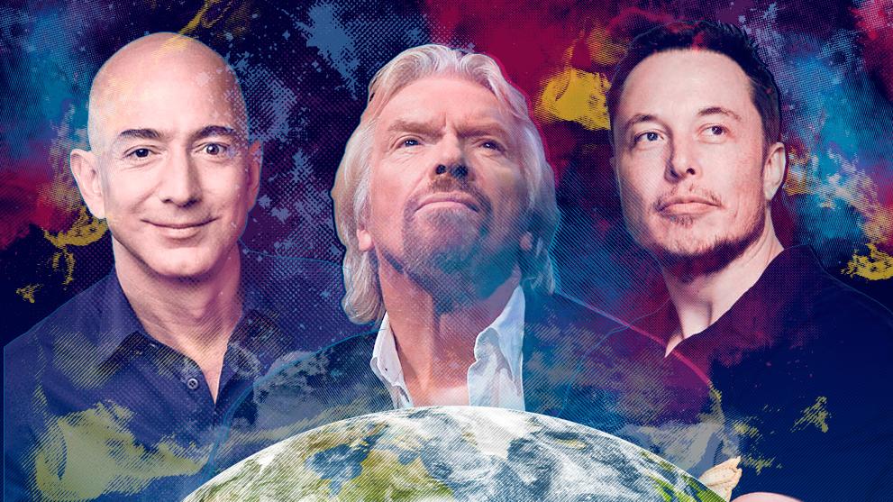 Template meme jeff bezos richard branson elon musk